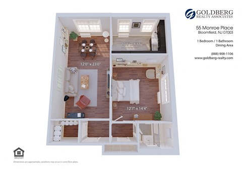 55 Monroe Place 1-2 Beds Apartment for Rent - Photo Gallery 19